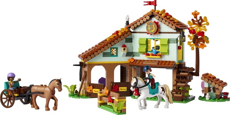LEGO Friends 41745 - Autumn a její koňská stáj