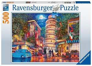 Ravensburger Puzzle - Uličky v Pise - 500 dílků