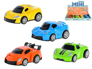 Mikro trading Auto sportovní na zpětný chod - 4 druhy - 7 cm