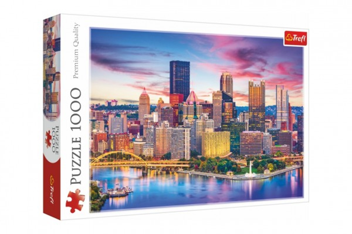 Trefl Puzzle - USA: Pittsburgh Pensylvánie - 1000 dílků