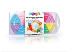 PRIMO MAGIC Voskové pastelky - 12 ks - mix barev