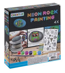RMS Malování kamínků - Neon