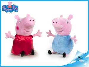 Mikro trading Peppa Pig - Peppa/Tom plyšoví - 31 cm - Výprodej
