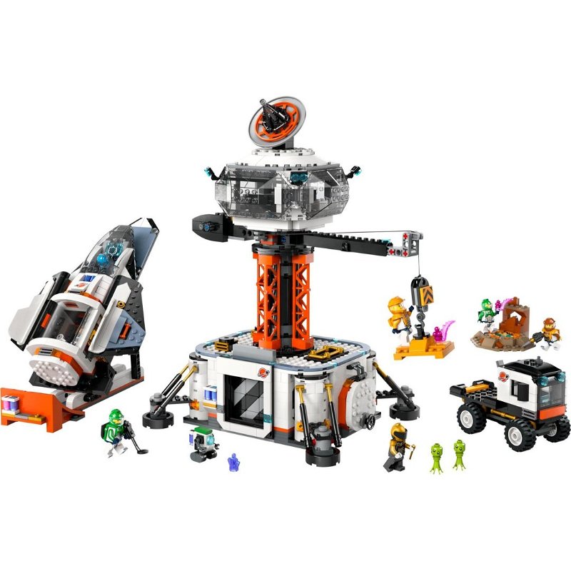 LEGO City 60434 - Vesmírná základna a startovací rampa pro raketu