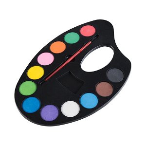 Easy Vodové barvy - malířská paleta - 12 barev