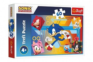 Trefl Puzzle - Sonic The Hedgehog: Sonic v akci - 60 dílků