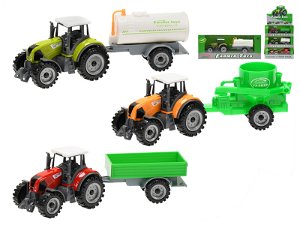 Mikro trading Traktor s přívěsem na zpětný chod 19 cm A 8332