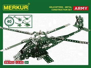 Merkur Stavebnice Merkur - Helikopter set - 516 ks