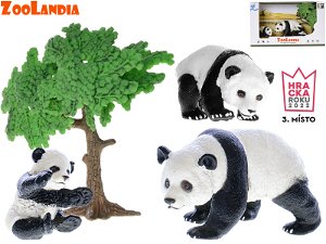 Mikro trading Zoolandia - Panda s mláďaty a doplňky