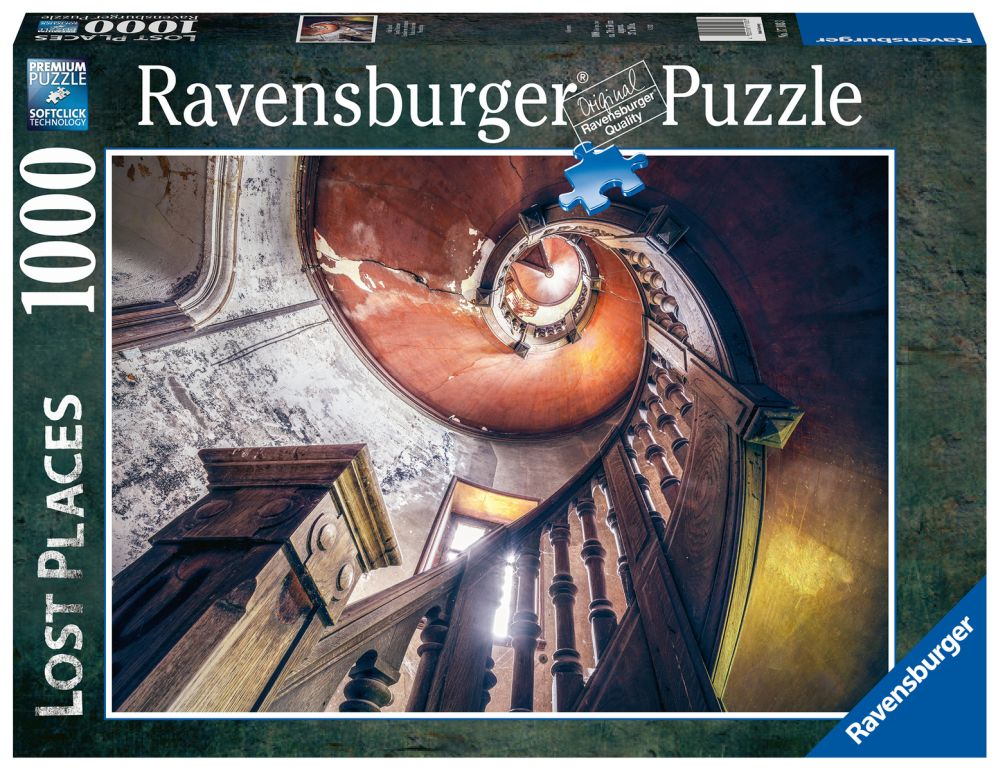 Ravensburger Puzzle - Ztracená místa: Točité schodiště - 1000 dílků