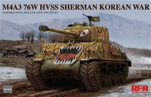 RFM Plastikový model tanku M4A3 76W HVSS Sherman Korean War