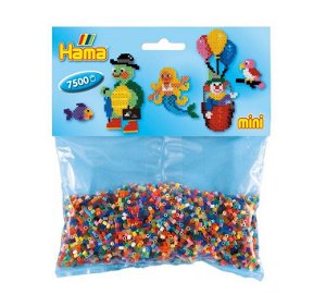 Hama H583 Mini Mix korálků v sáčku 7500 ks