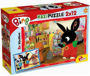 Liscianigioch Puzzle MAXI - BING - 2x 12 dílků