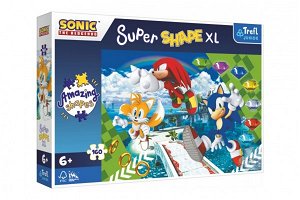 Trefl Puzzle - Sonic The Hedgehog: Šťastný Sonic - 160 XL Super Shape
