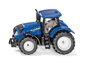 SIKU Traktor New Holland T7.315 modrý model kov 1091