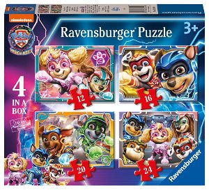 Ravensburger Puzzle - Tlapková patrola ve velkofilmu - 12, 16, 20 a 24 dílků