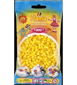 Zažehlovací korálky žluté 1000ks Hama 207-03
