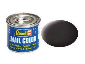 Revell Barva emailová matná - Dehtově černá (Tar black) - č. 06