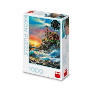 Dino Puzzle - Maják - 1000 dílků NEON