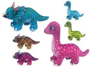 Mikro trading Dinosaurus plyšový - 2 druhy - 3 barvy