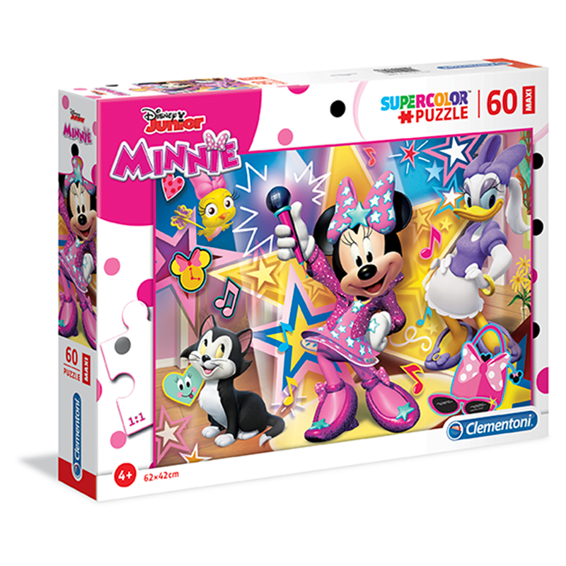 Clementoni Puzzle - Disney: Minnie - 60 dílků MAXI