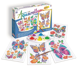 Sentosphere Akvarely junior - Motýli a květiny