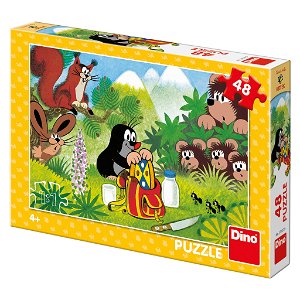 Dino Puzzle - Krtek a svačina - 48 dílků