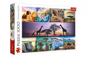 Trefl Puzzle - Koláž Afrika - 1000 dílků