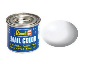 Revell Barva emailová hedvábně matná - Bílá (White) - č. 301