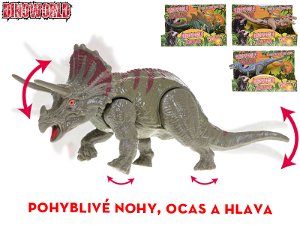 Mikro trading Dinoworld - Dinosaurus s pohyblivými částmi - 4 druhy
