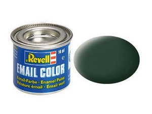 Revell Barva emailová matná - Tmavě zelená (Dark green RAF) - č. 68