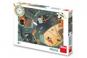 Dino Puzzle - Vesmír: Najdi 10 předmětů - 300 dílků XL