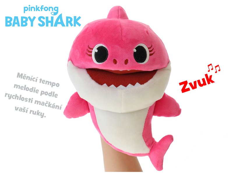 Mikro trading Baby Shark růžový 27 cm