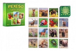 Mikro trading Pexeso - Naše lesy - 32 obrázkových dvojic