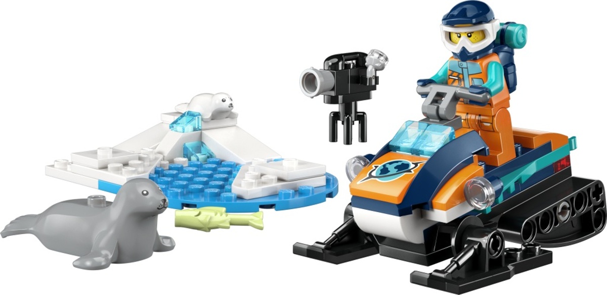 LEGO City 60376 - Arktický sněžný skútr