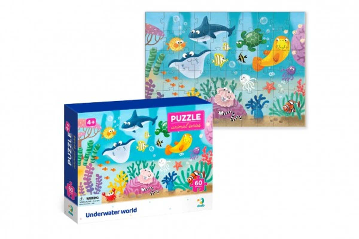 Teddies Puzzle - V moři - 60 dílků