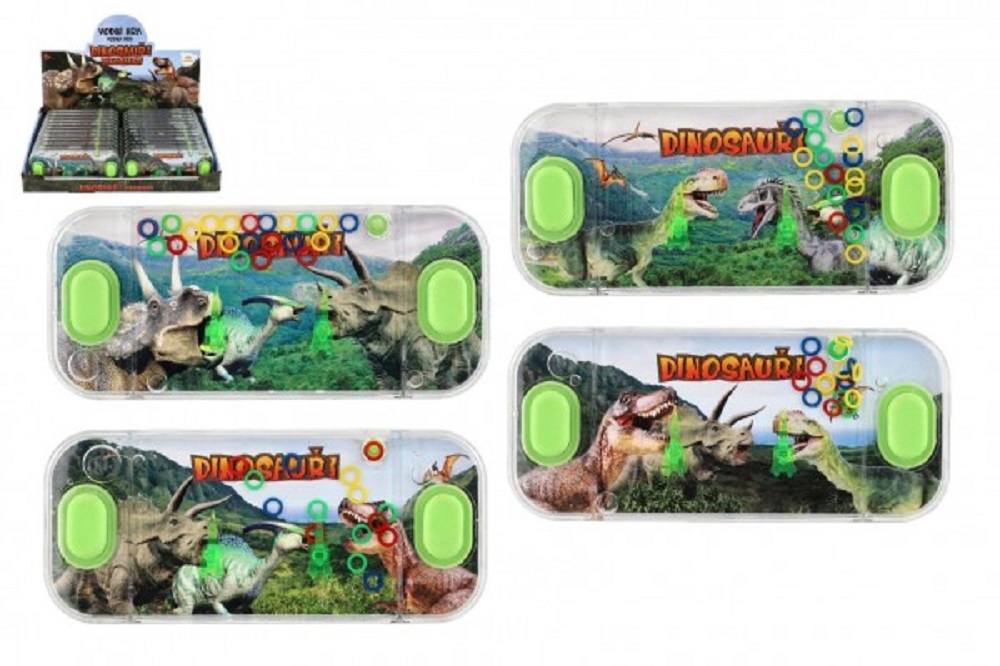 Teddies Vodní hra hlavolam - 15,5 x 7 cm - Dinosaurus - 4 druhy
