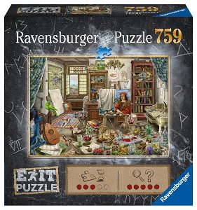 Ravensburger Exit Puzzle: Umělecké studio - 759 dílků