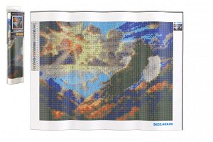 SMT Creatoys Diamantový obrázek - Orel na obloze - 40 x 30 cm