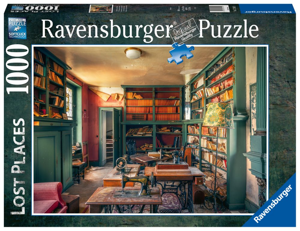 Ravensburger Puzzle - Ztracená místa: Hudební knihovna - 1000 dílků