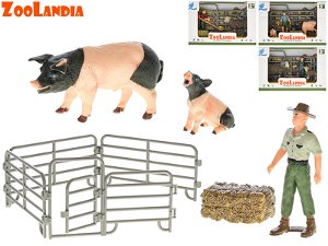 Mikro Trading Zoolandia zvířátko farma s mládětem a doplňky 2