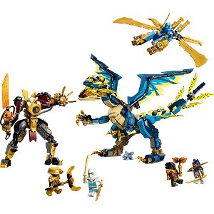 LEGO Ninjago 71796 - Živelný drak proti robotovi císařovny
