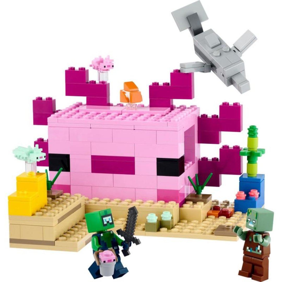 LEGO Minecraft 21247 - Domeček axolotlů