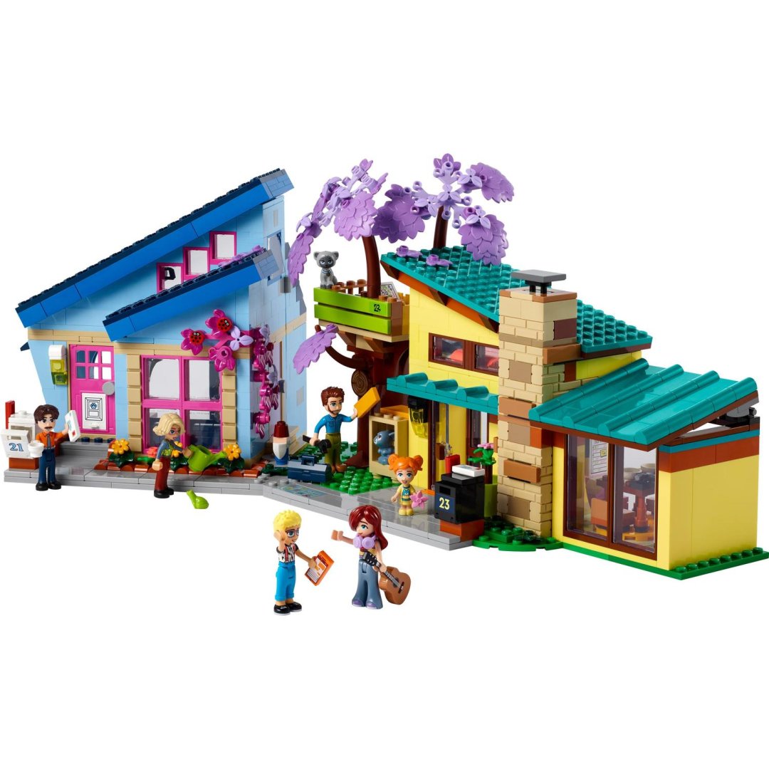 LEGO Friends 42620 - Rodinné domy Ollyho a Paisley