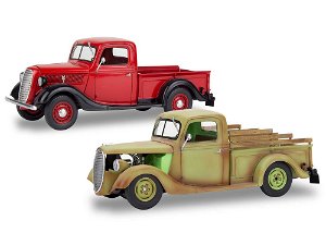 Revell MONOGRAM Plastic ModelKit auto 4516 1937 Ford Pickup Street Rod with Surf Board 1:25