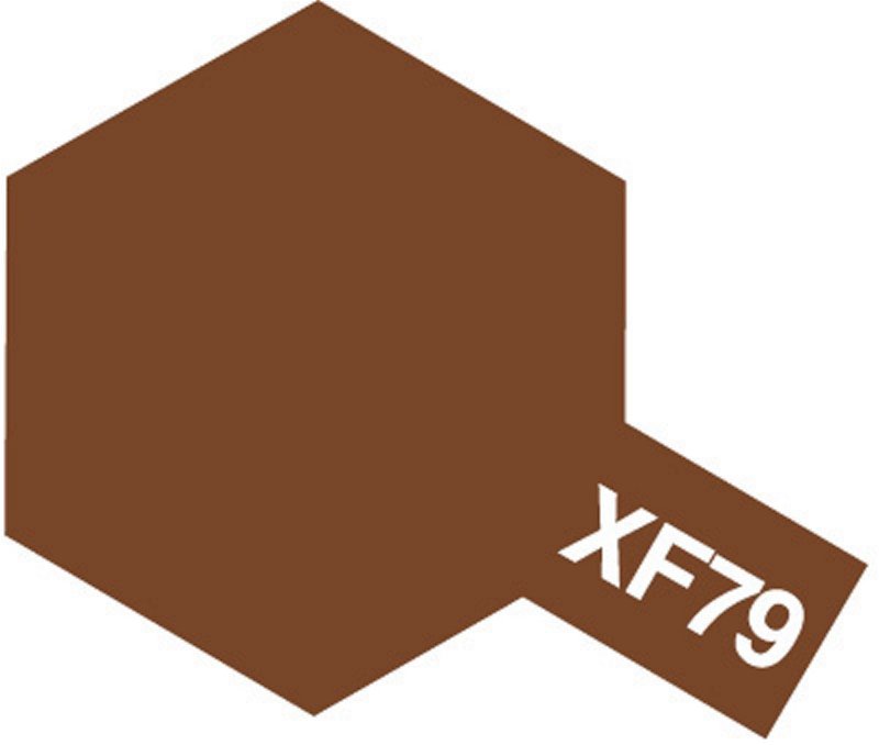 Tamiya Barva akrylová matná - Hnědá (Deck Brown) - Mini XF-79