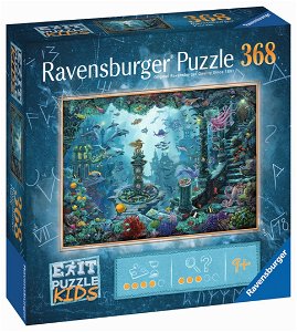 Ravensburger Exit KIDS Puzzle: Potopená Atlantida - 368 dílků