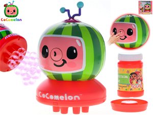 Mikro trading Cocomelon - Bublifukovač ve tvaru Melon TV - 11 cm - s náplní