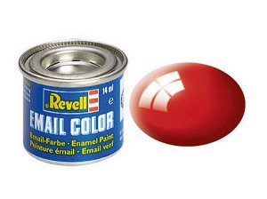 Revell Barva emailová lesklá - Ohnivě rudá (Fiery red) - č. 31