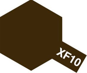 Tamiya Barva akrylová matná - Hnědá (Brown) - Mini XF-10